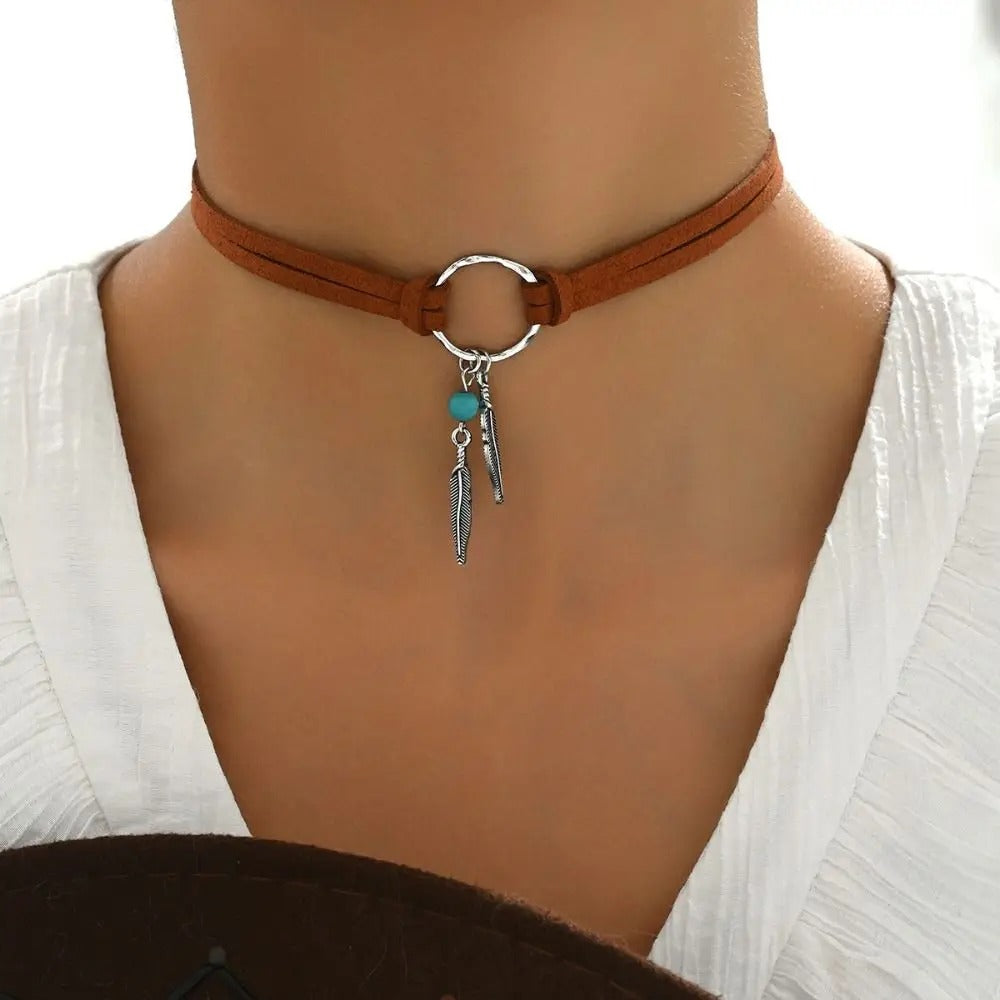 Wild Feather Necklace
